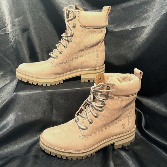 Timberland boot natural like beige size 9 like new - Picture 1 of 9